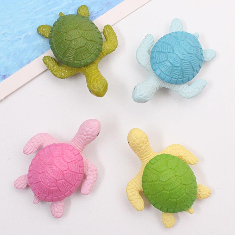 Magneti per Frigorifero Tartaruga 3D Dipinti a Mano - Adesivi Decorativi Animali Colorati