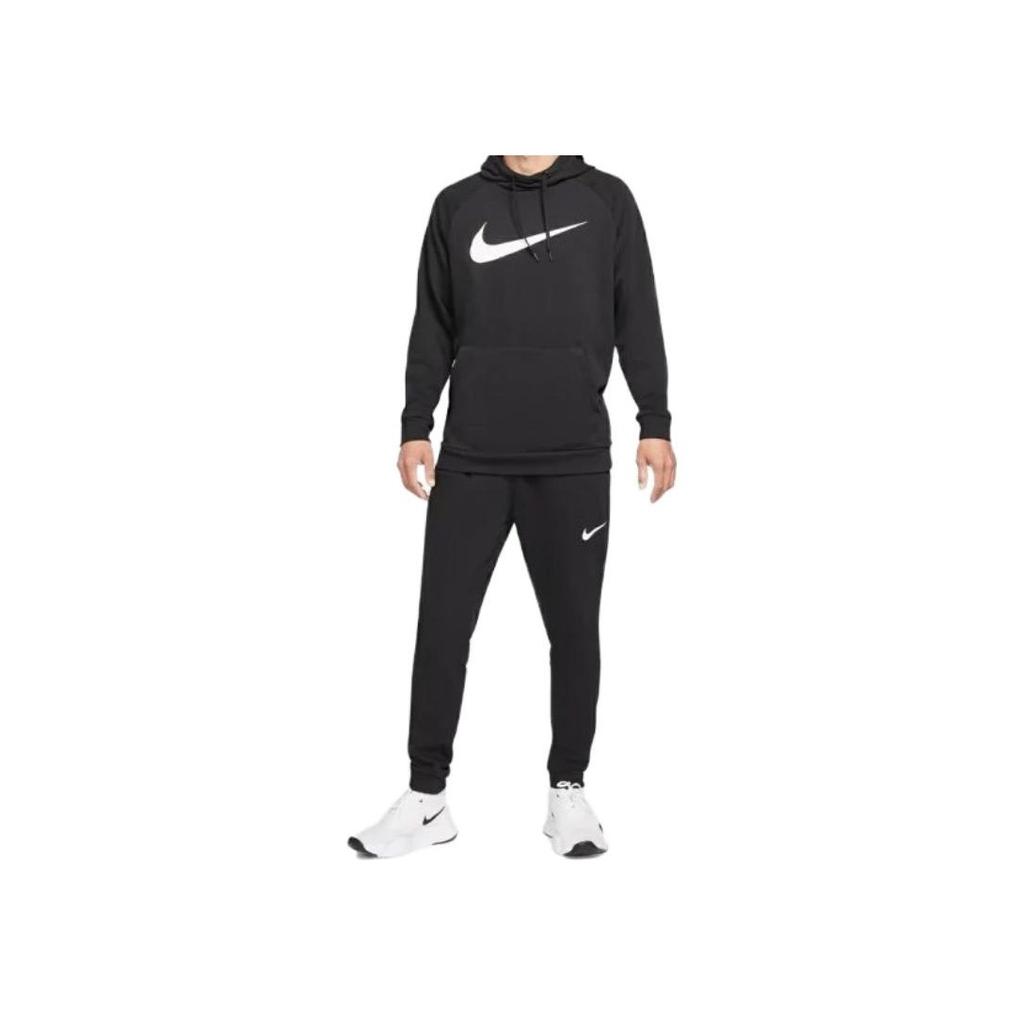 Nike Dri-Fit Long Knit Training Pants Men Bottoms Black CZ6380-010