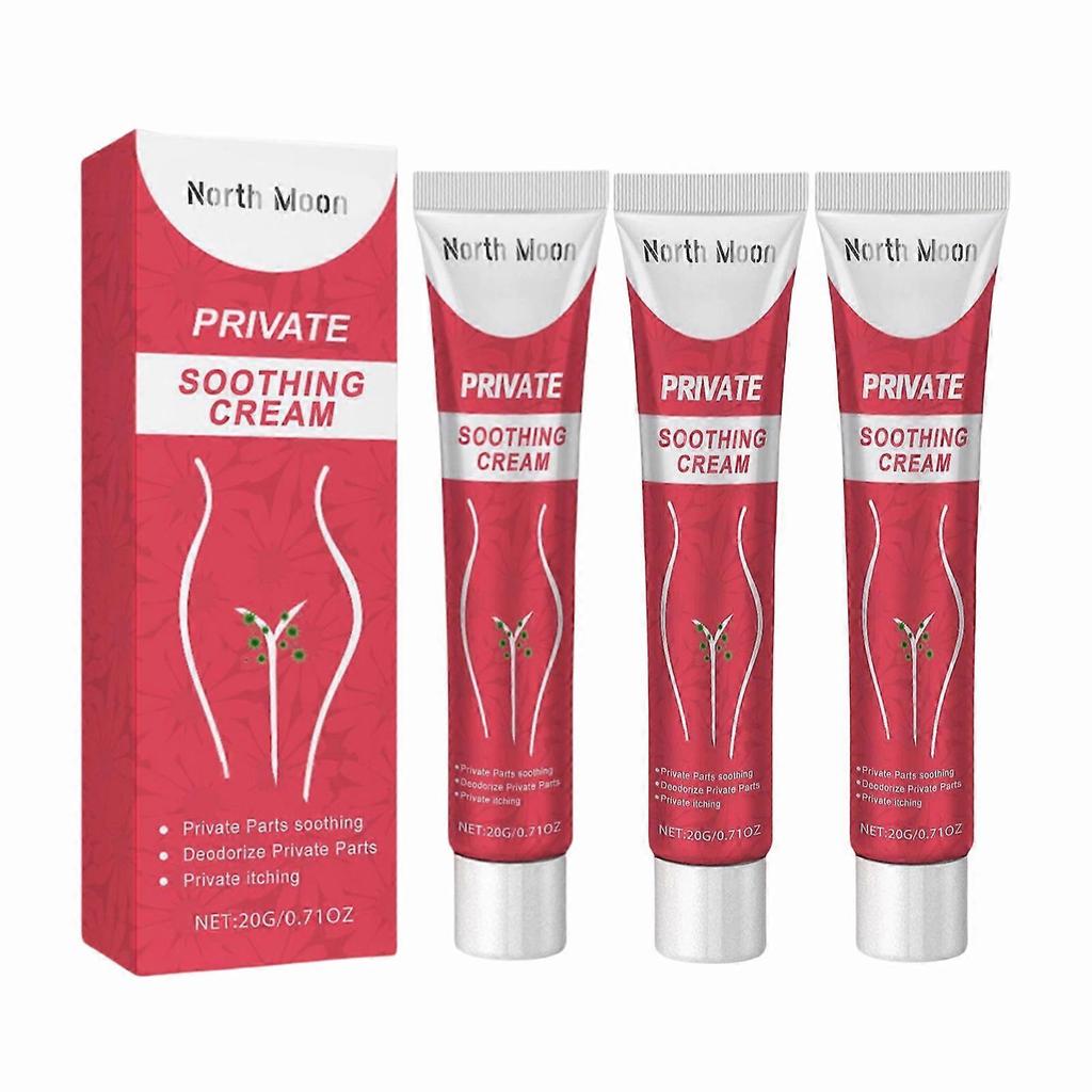 3X Women's Herbal Cream - Moisturizing & Soothing Body Care for Private Areas with Glycerin & Tea Tree Extract