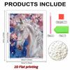 Handmade DIY Pearl Painting White Horse Theme Bedroom Living Room Frameless Diy Handmade Sticky Diamond Creative Canvas Painting