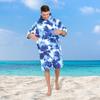 Schnelltrocknendes Batik-Kapuzenbadetuch & Bademantel zum Surfen, Schwimmen & für den Strand