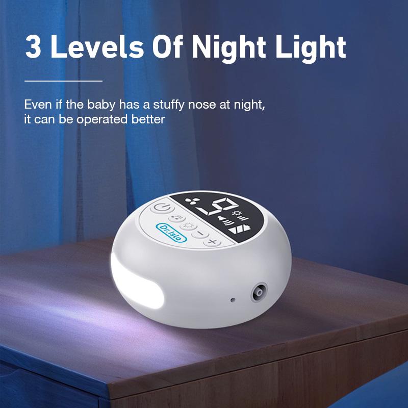Baby Nasal Aspirator Electric Nose Cleaner with Built-In Music & Night Light Rechargeable Nose Booger Sucker for Babies