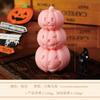 1Pc Halloween Pumpkin Ghost Candle Natural Soy Wax Aromatherapy Candle Smokeless Long-lasting Burn Home Decor Party Atmosphere