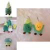 Veggie Plush Keychain White Cabbage Broccoli Corn And More
