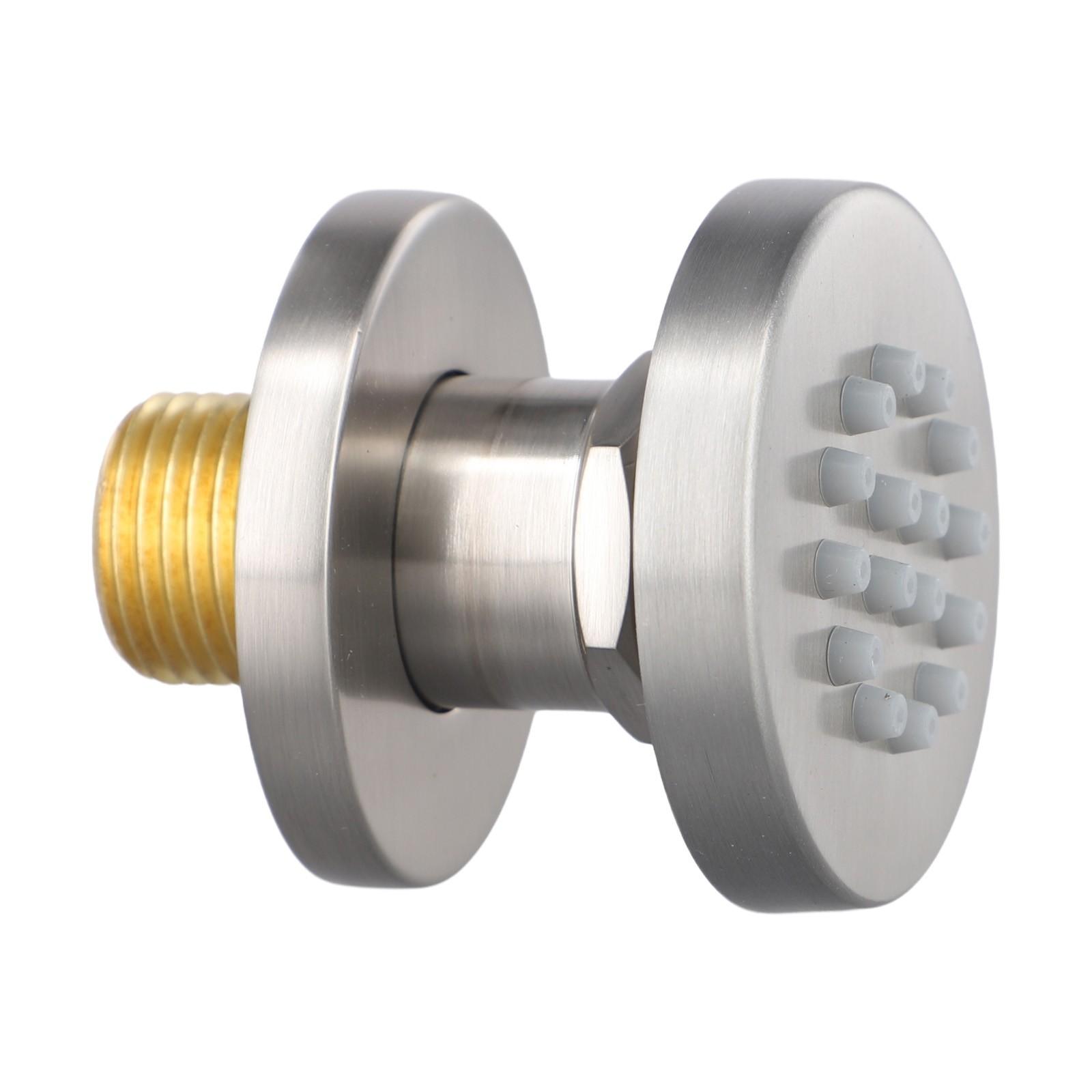 

Rotatable Shower Head Shower Nozzle Stainless Steel Wall Mounted срібний