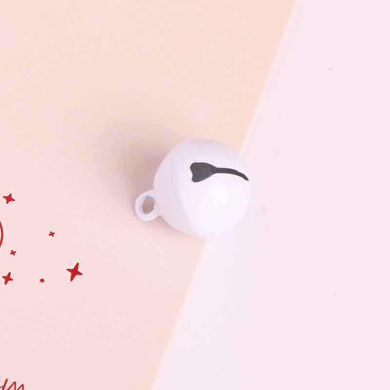 Colorful 14mm Metal Bell Keychains and Christmas Tree Decorations