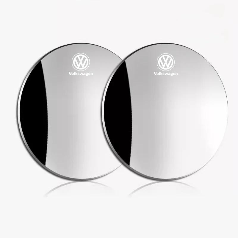 

2025 Горячие 2 шт. Автомобильное Зеркало Заднего Вида 360 Градусов Регулируемое Широкоугольное Маленькое Круглое Зеркало для GTI Volkswagen Scirocco R-Line Passat GTD