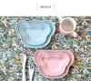 Le Creuset Baby Bear Plate Milky Baby Shower First Meal Gift for Girls Japanese Set, Pink, Gift, [Official Retailer]