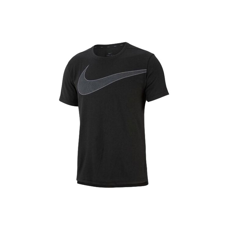 

Мужская футболка Nike Sport с коротким рукавом и большой галочкой, черная BV2861-010 L