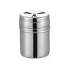 Stainless Steel Spice & Toothpick Holder Set – Food Grade Seasoning Jar & Pepper Container.