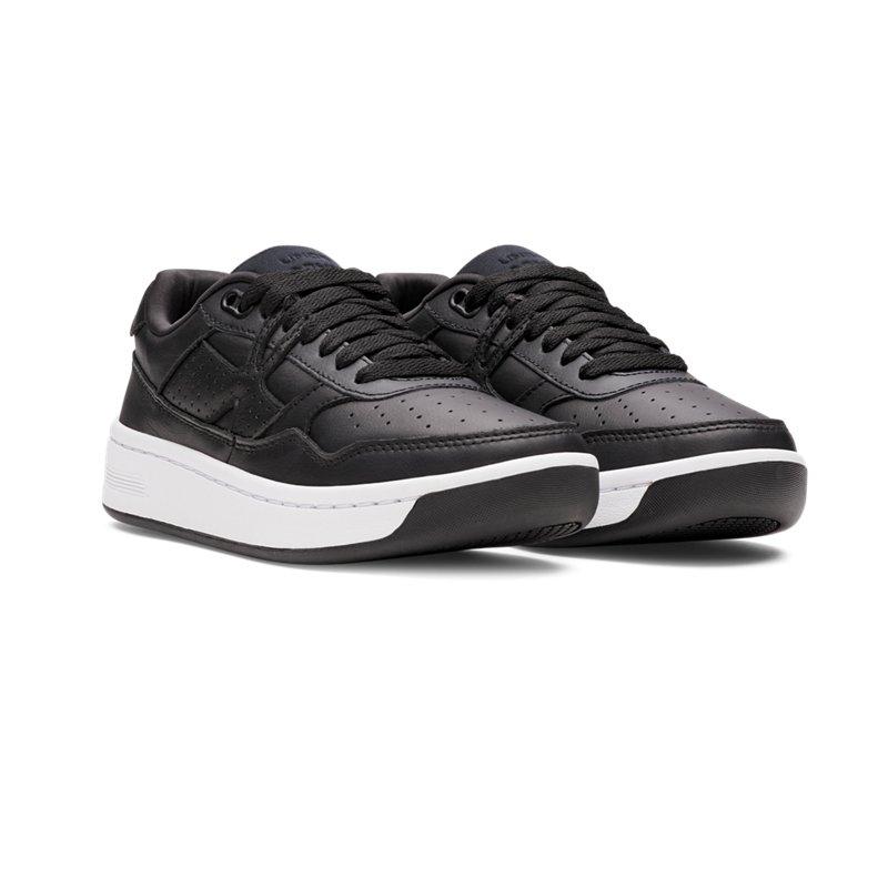 Under Armour UA Court 96 Sport Versatile Fashion Durable Low-Top Lifestyle Casual Shoes Women sneakers Black 6011310-002
