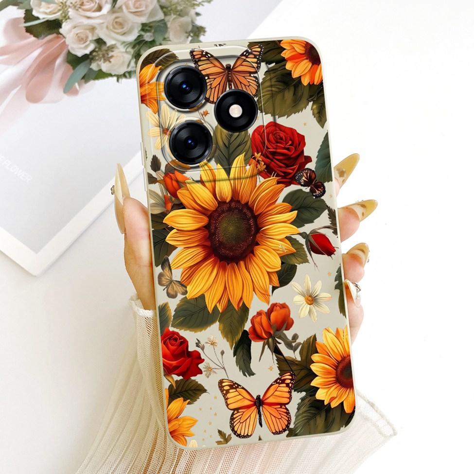 Case For Realme C51 RMX3830 Casing For Realme C53 RMX3760 Cover Silicone Luxury Fashion Cartoon Funny 2D Painted
