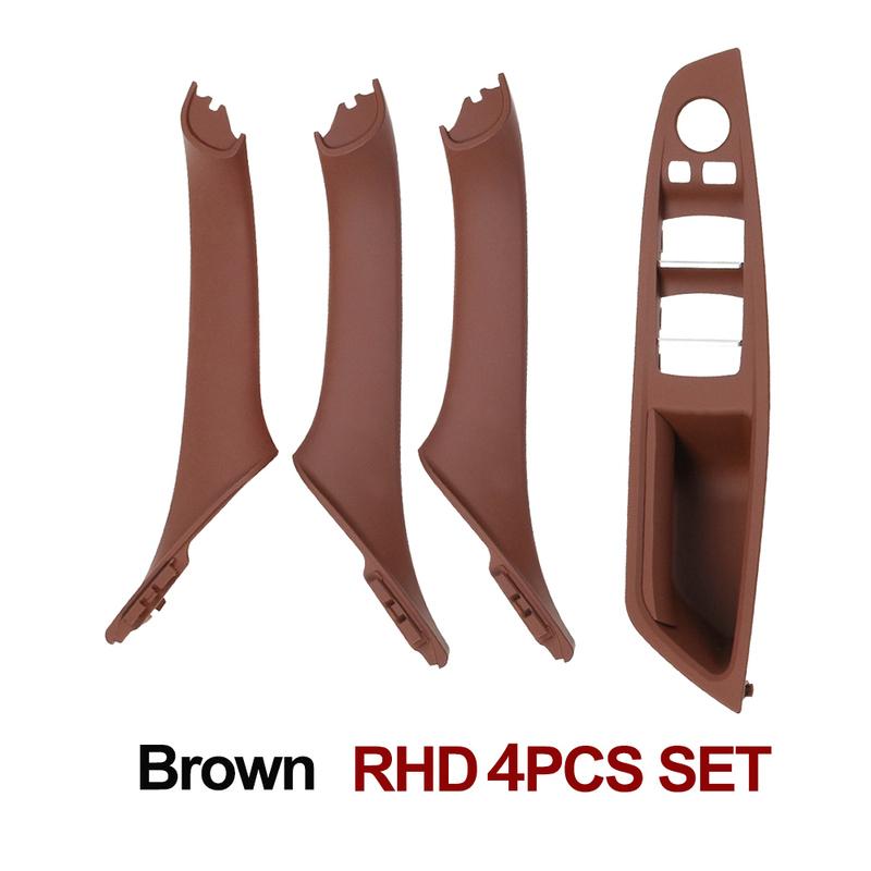 RHD Right Driver Cars Interior Armrest Door Handle Replacement 4PCS Set BMW 5 Series F10 F11 520i 523i 525i 528i 535i