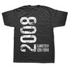 16th Birthday 16 Years Man Woman Retro Vintage 2008 Gift Tee Tops Round Neck ShortSleeve Fashion Tshirt Casual Basic Tshirts