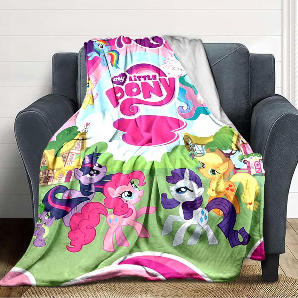 1pc My Little Pony3 Blanket, Gift, for Men and Women, Soft Blanket, Good for Sofa Bed Couch Travel, Lightweight Flannel Blanket
