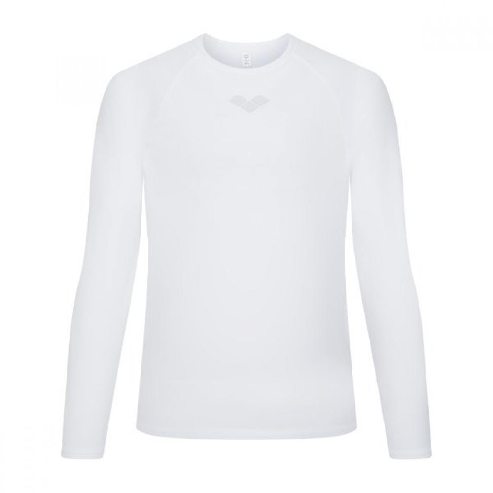 Arena Men Long Sleeve Rash Guard Wht A6bm1rr18