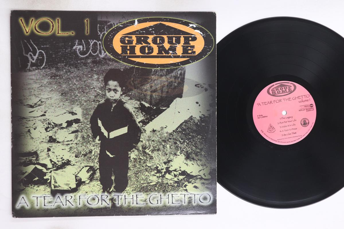 

LP Record GROUP HOME - A Tear For The Ghetto Vol 1 330031 REPLAY 1999 US Rap & Hip-Hop/R&B Used