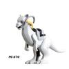 Magic Movies Medieval Animal Figure Building Blocks Dragon Elk Wild Boar Bighorn Sheep Dog Mini Model Bricks Toys DIY Kids Gifts