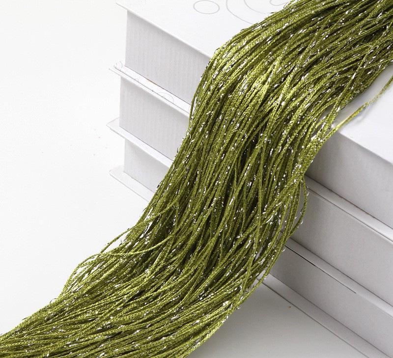 Korean-Style Silver Silk Partition Curtain, 1m X 2m, for Door, Porch, Living Room, or Bedroom.