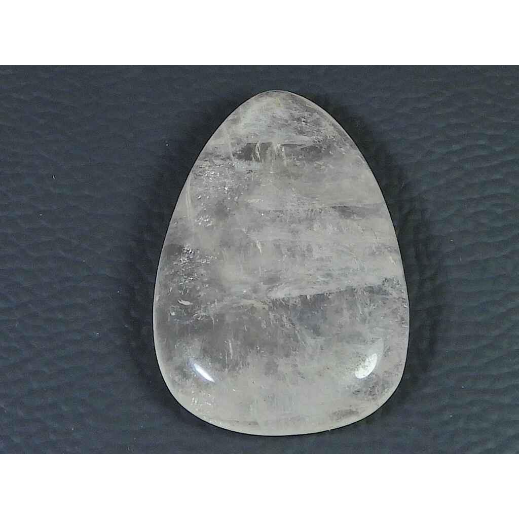 29X44MM Natural Pink Rose Quartz Pear Healing Crystal Cabochon Gemstone SK-3542