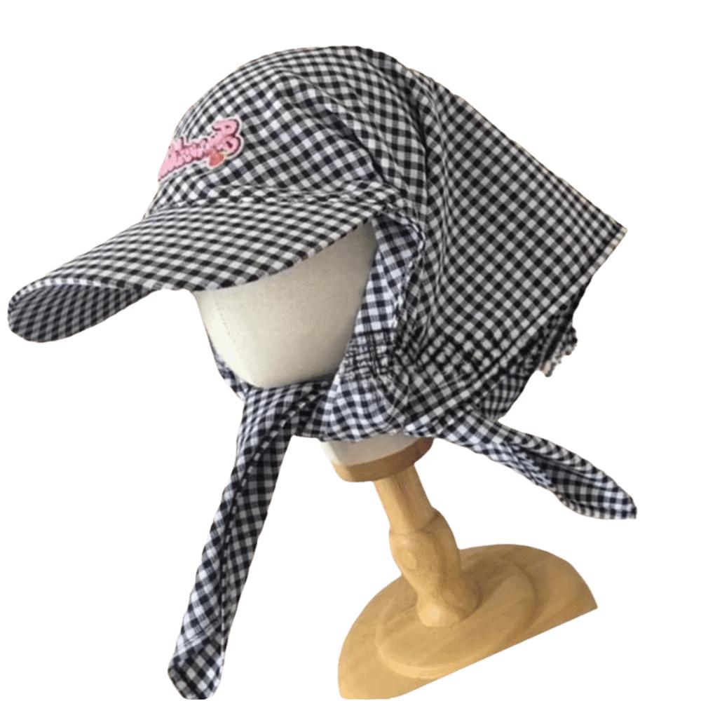 

Cotton Triangle Headscarf Baseball Cap Quick Drying Sunshade Letter Baseball Cap Unisex