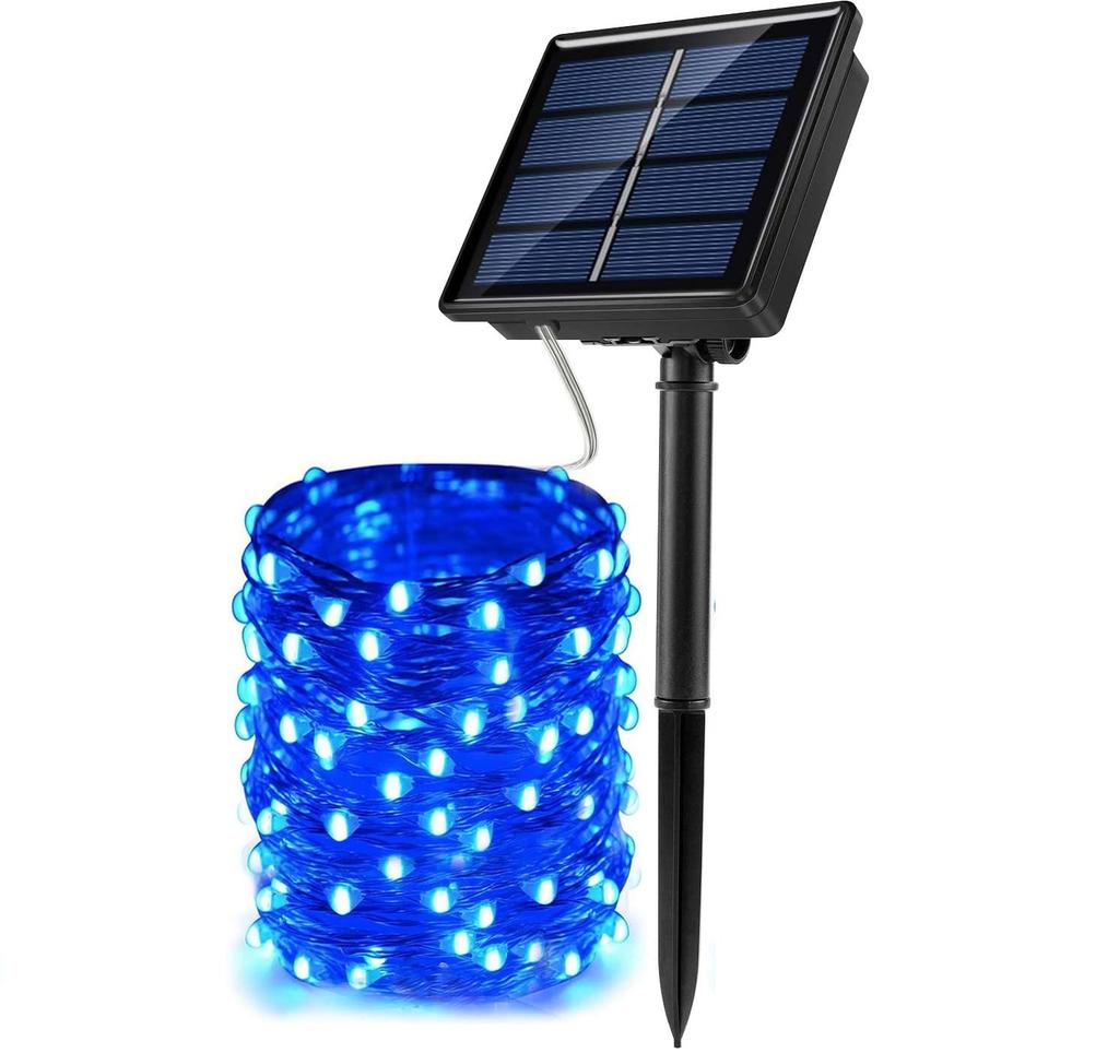 Solar Powered Outdoor String Lights 50/100/200/300 LED for Holiday Christmas Parties Waterproof Fairy Garden Flower Garlands