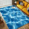 Water Surface Crystal Velvet Chair Mat Area Rug - Non-Slip, Floor Mat, Office Desk Chair Rugs, Bedroom Decor.Christmas Gift-1106135