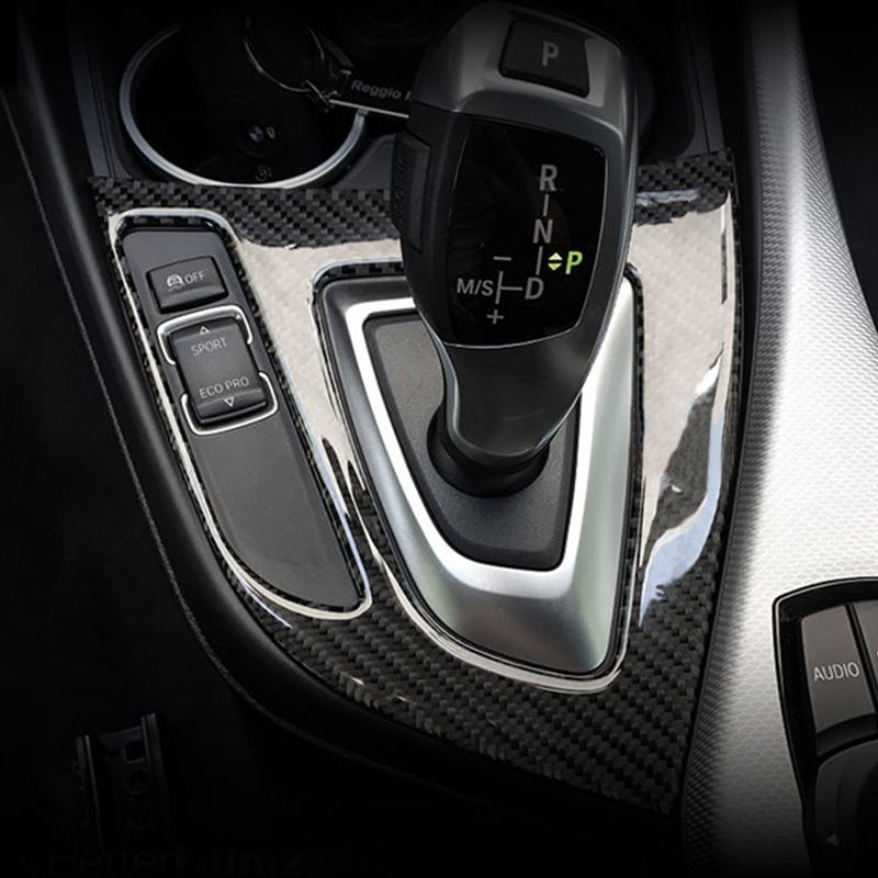 For BMW 1 2 Series F20 F21 F22 F23 Carbon fiber Car Control CD Panel Cover Trim Air conditioning Outlet Frame Decoration Sticker LNYCP1
