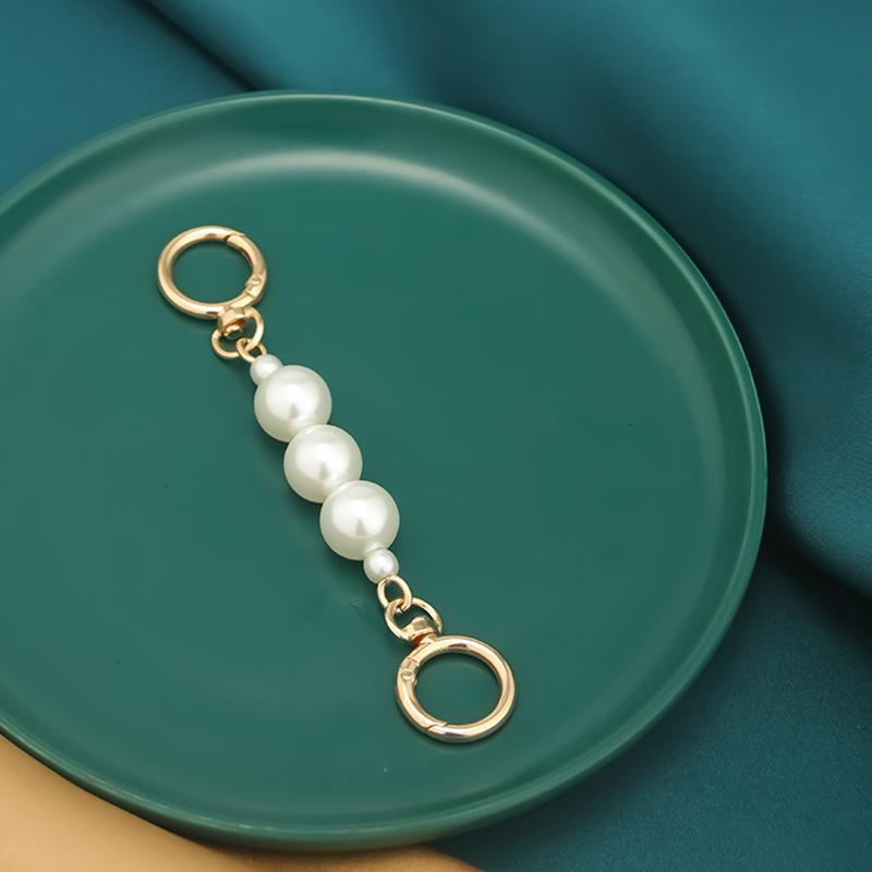 Bag Extension Chain Pearl Metal Accessories Love Buckle With One Shoulder Mahjong Armpit China-Chic Style
