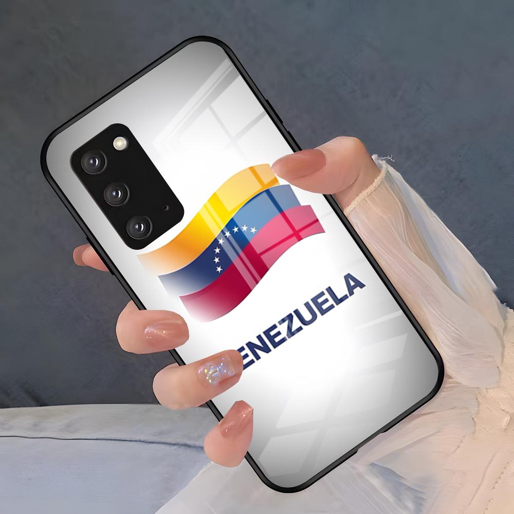 Venezuela Flag Phone Case For Samsung A25 A13 A33 5G A54 A36 A35 A56 A52 A14 Shockproof Glass Cover