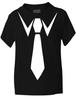 Fake Tie Funny Fancy Dress Kids Boys Girls T-Shirt Birthday Gift Age 1-13