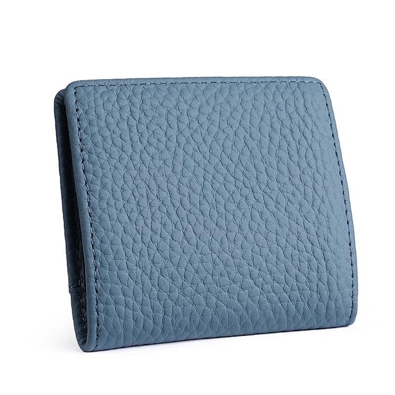 Mini Leather Small Change Wallet Top-layer Cowhide Ultra-thin Coin Storage Bag Japanese Purse