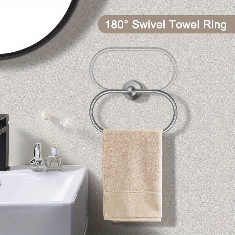 Set di accessori per il bagno da 7 pezzi, set di scaffali per bagno a torre