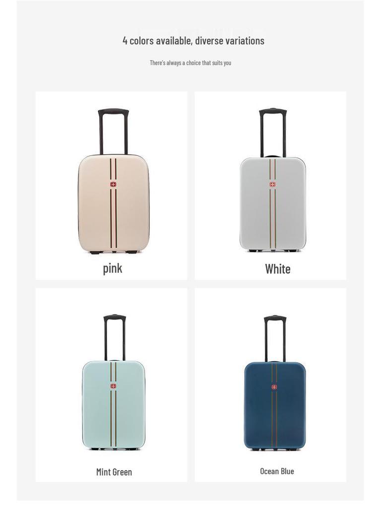 Folding Suitcase Carry-on 20” & 24” Travel Luggage
