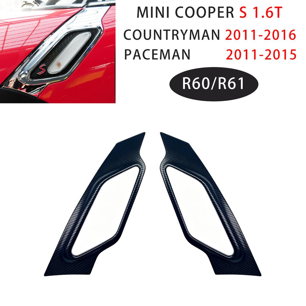 Auto Kotflügel Blinker Abdeckungen Aufkleber Für MINI Cooper Countryman R60/Paceman R61 2011-2016 Exterieur Auto Zubehör