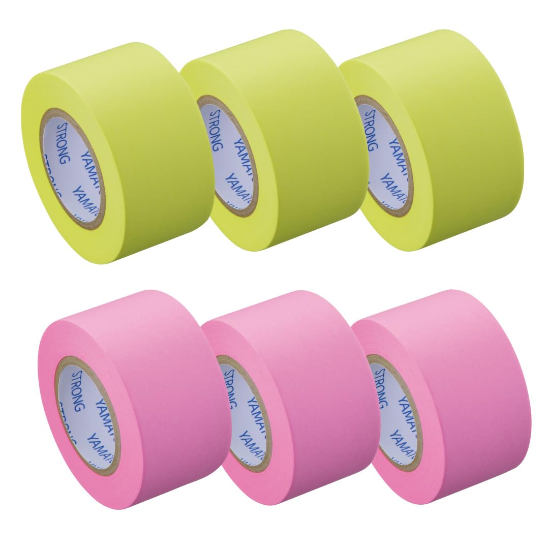 

Yamato Roll Sticky Strong 25mm Wide x 6 Lemon Rose Notes, Adhesive, Refill, 10m, Rolls,