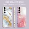 Watercolor Marble Case For Samsung Galaxy S26 S25 Ultra S24 S23 S22 Plus S21 FE A15 A16 A17 A35 A36 A54 A55 A56 5G Soft Cover
