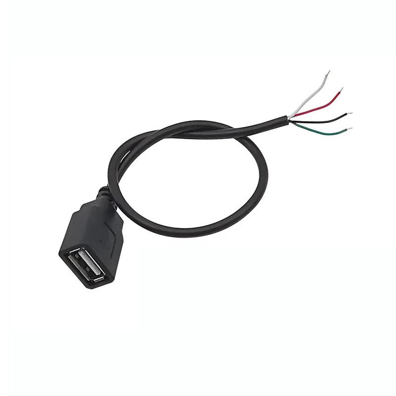 USB 2.0 Type A Male Female Power Supply Extension Cable USB Connector 2Pin 4Pin Wire Charger DIY Data Line