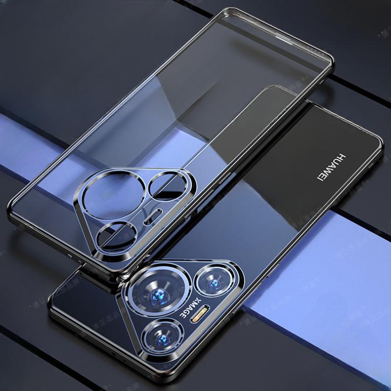Pro Huawei Pura 70 Pro Plus Ultra galvanické pouzdro na telefon Pro Pura70Pro+ 70Ultra Lens All-inclusive silikonový měkký kryt