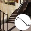 Heavy Duty Bird Feeder Pole Rotatable Planter Hook for Railing Multifunctional Swivel Planter and Feeder Hanger for Patio Garden