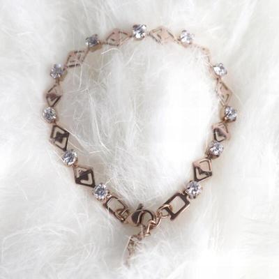 Bracelet en Zircone Cubique pour Cadeau d'Anniversaire de Femme