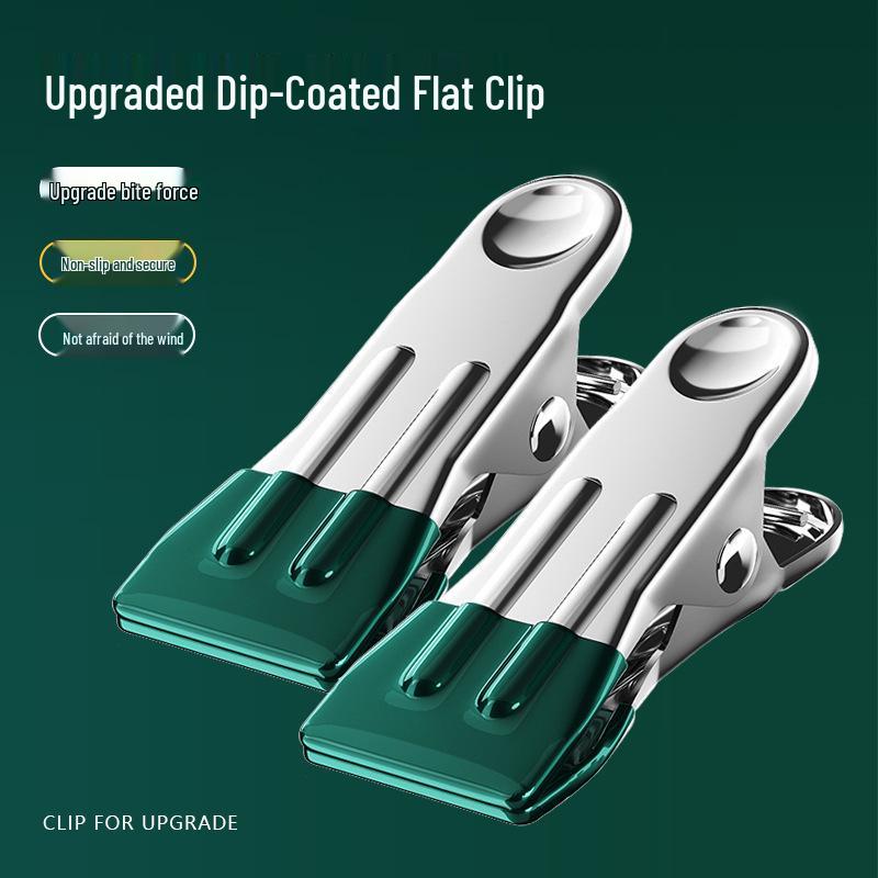 Stainless Steel Multi-Clip Drying Sock Hanger - 26 Clips