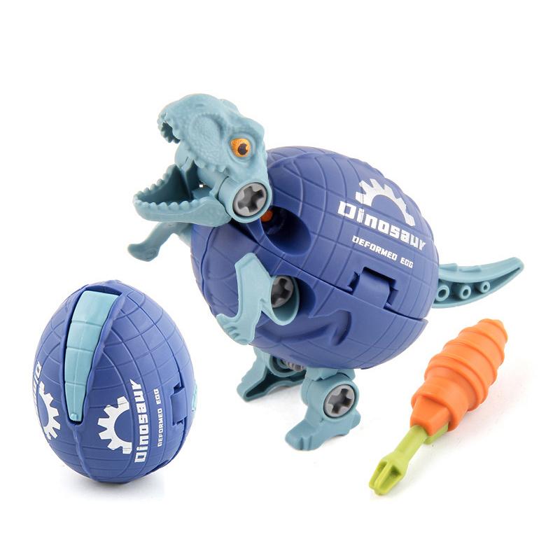 DIY Disassembly Assembly Dinosaur Toy Set Screw Nut Combination Assembling Dinosaur Model Educational Toy For Children Kids Gift