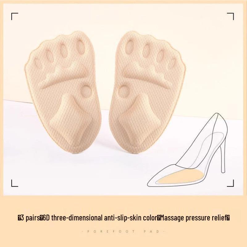 Women's Non-Slip Thickened Forefoot Pads for Long Standing Comfort