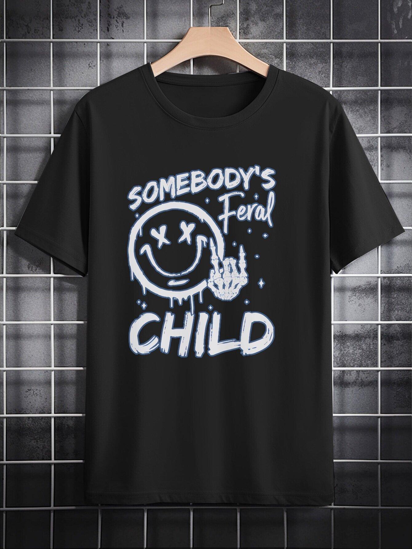 Casual Round Neck T-shirt L