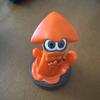 Used Amiibo Splatoon Squid Orange Amiibo Figure