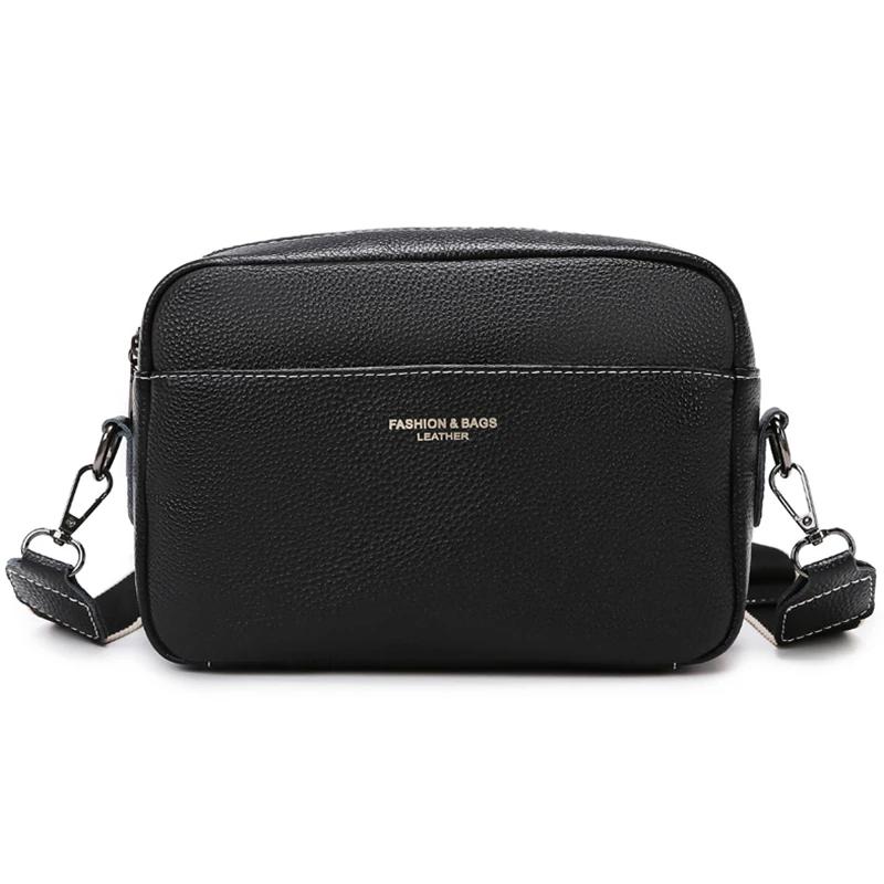 

Новая роскошная сумка через плечо для женщин, кожаный многослойный модный кошелек, повседневная дизайнерская сумка-кошелек