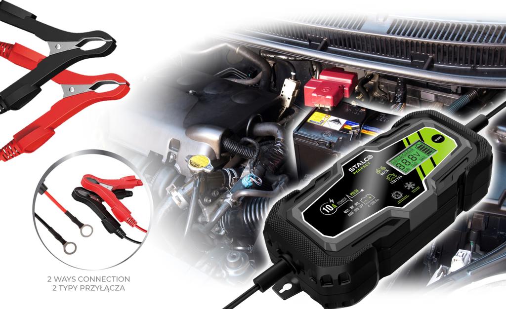Stalco Prostownik Samochodowy Powerpulse 10A Perfect S056598754