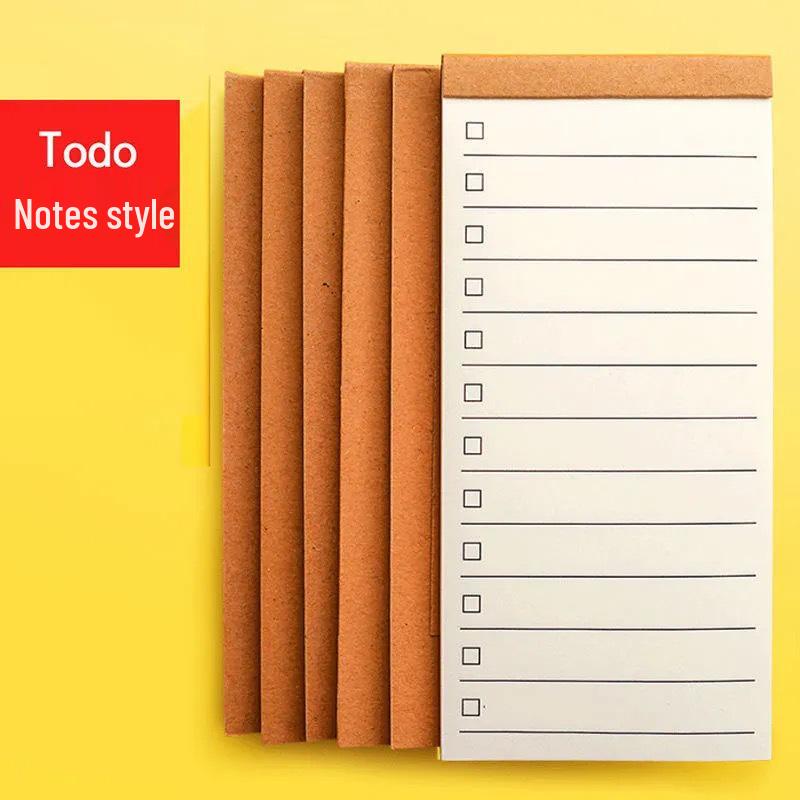 

Корейские крафтовые липкие заметки и портативный блокнот для планов дел 14*6.9