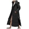 Mode Femme Loisir Hiver Nouveau Coton, Veste matelassée Coupe ajustée Allongée Épaisse Coton, Veste matelassée